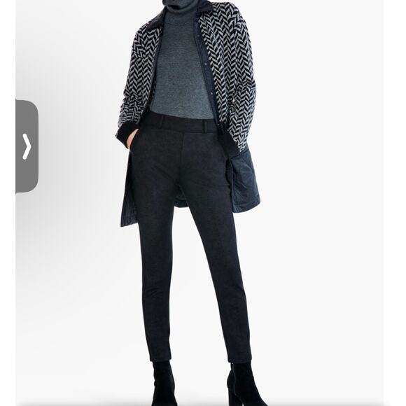 Nic + Zoe Quilted Mix Media Coat Gray & Black  XL - Picture 9 of 11